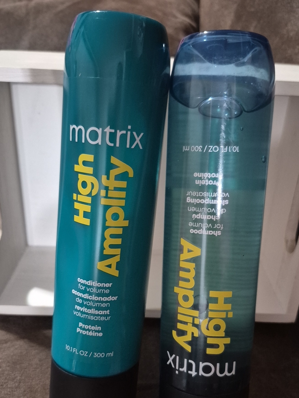 Matrix High Amplify Conditioner & Shampoo Set - Teal with Yellow
